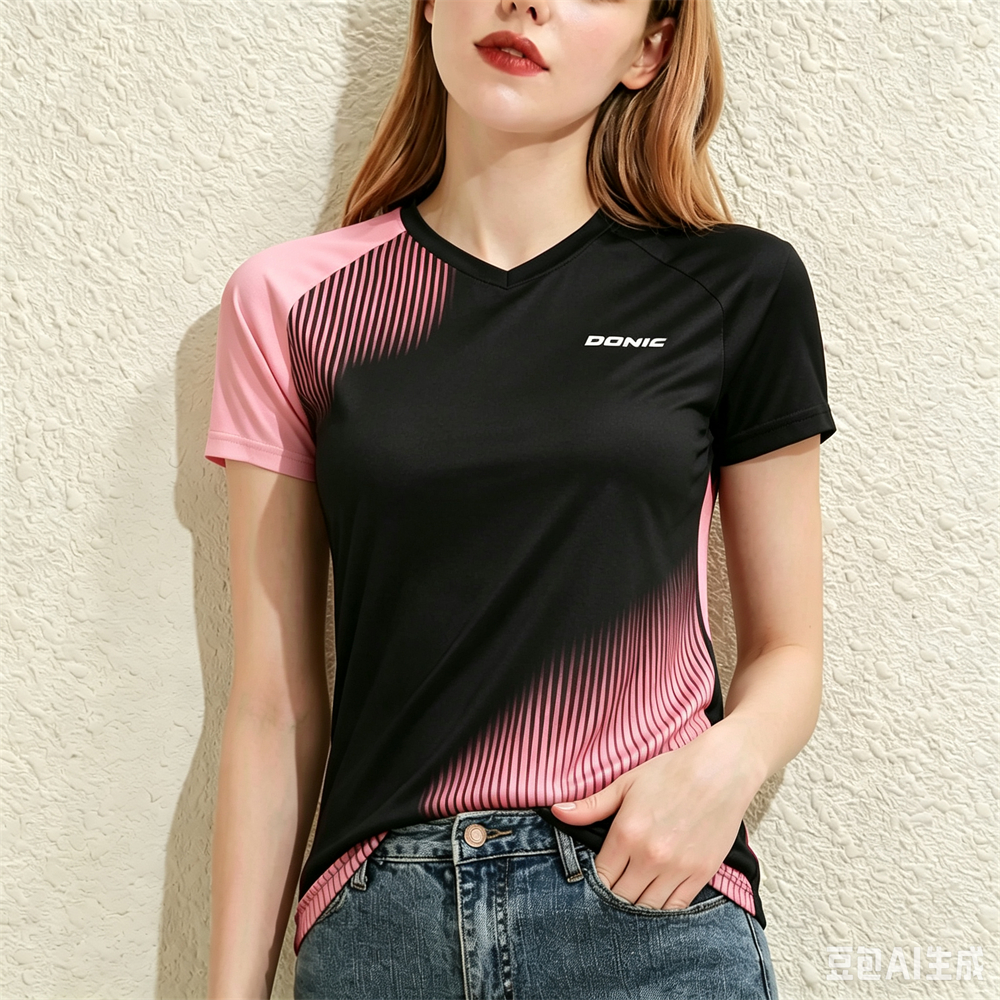 Summer Casual Women's T-shirts - Table Tennis Japanese ulasan dan harga