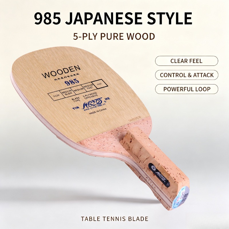 YINHE 985 Japanese Penhold Tab - Table Tennis Japanese ulasan dan harga