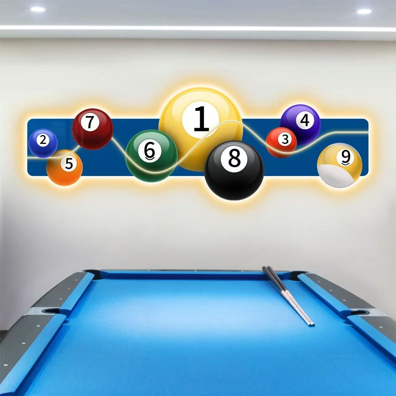 Billiards Hall Decoration Pain - Table Tennis No 1 ulasan dan harga