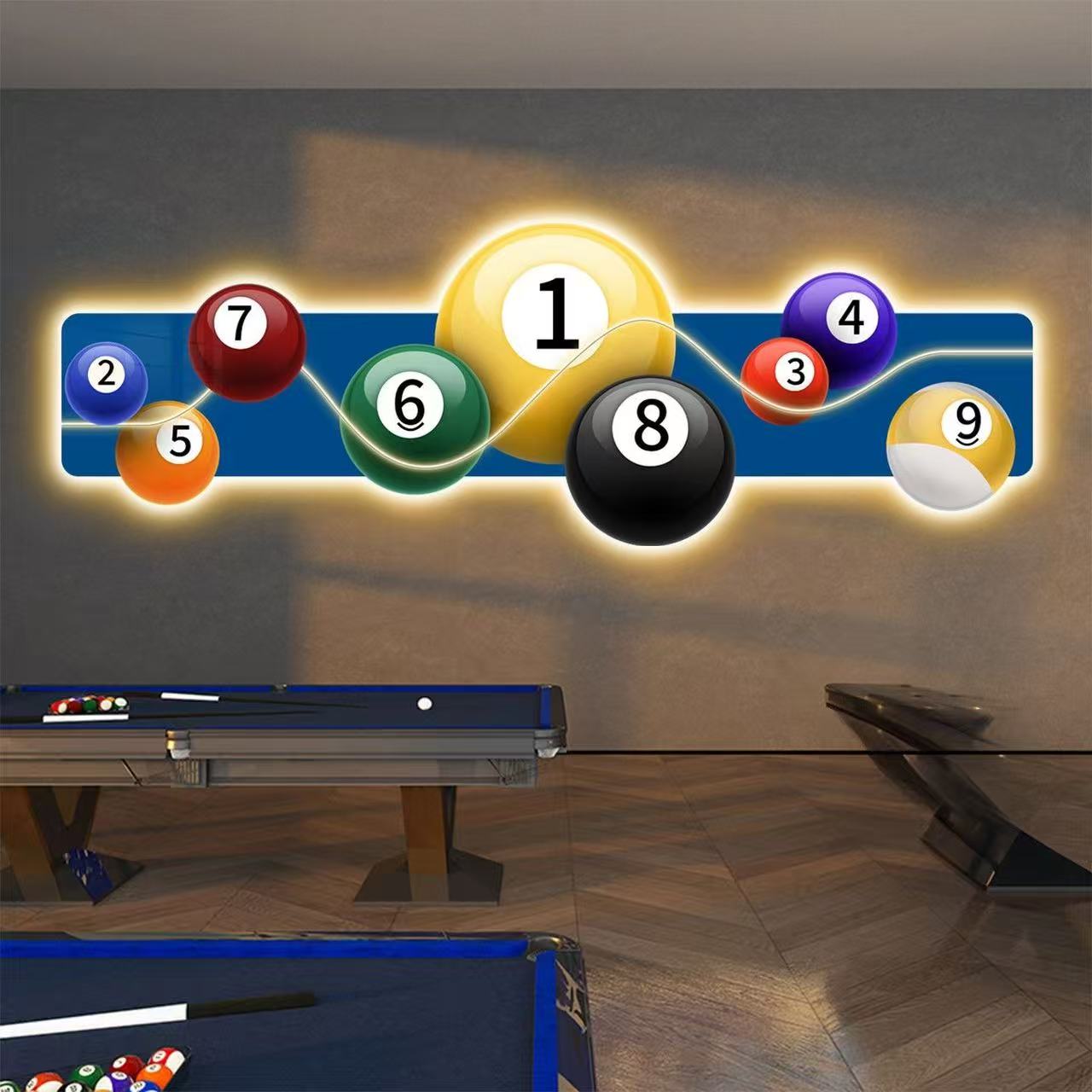 Billiards Hall Decoration Pain - Table Tennis No 1 ulasan dan harga