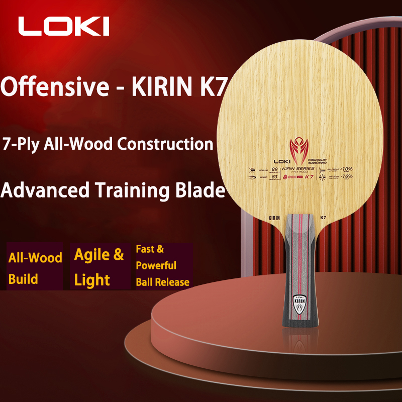 LOKI 7Ply Pure Wood Ping Pong  - Table Tennis Loki ulasan dan harga