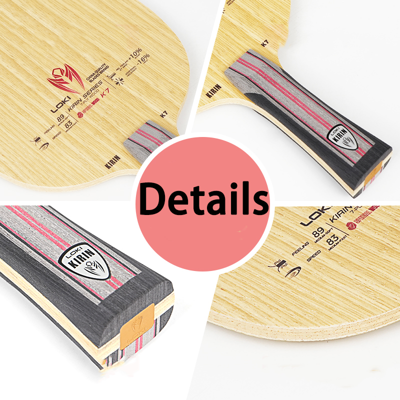 LOKI 7Ply Pure Wood Ping Pong  - Table Tennis Loki ulasan dan harga