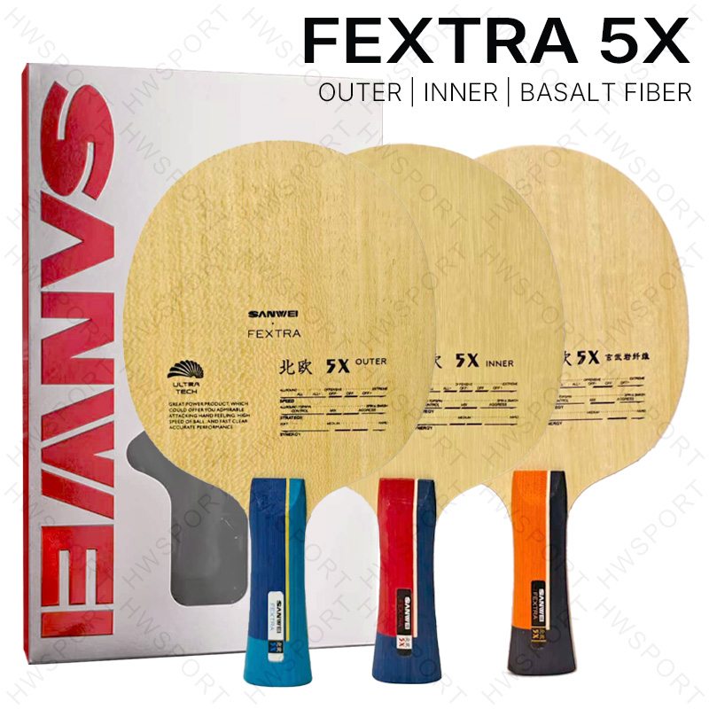 SANWEI FEXTRA 5X Table Tennis  - Stiga Carbon Blade ulasan dan harga