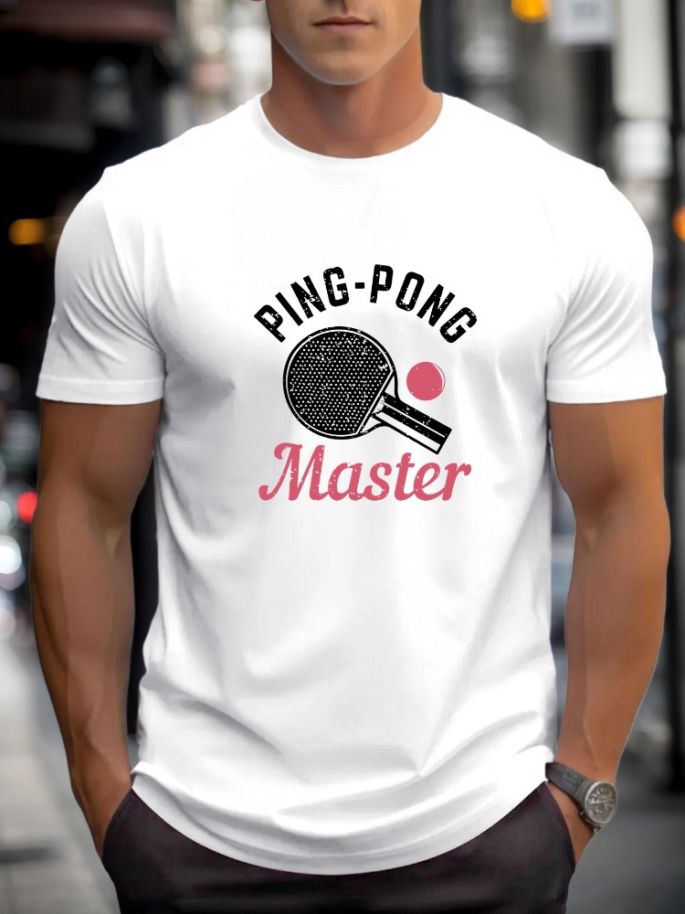 Mens Tee Ping Pong Master Tabl - Table Tennis Basic ulasan dan harga