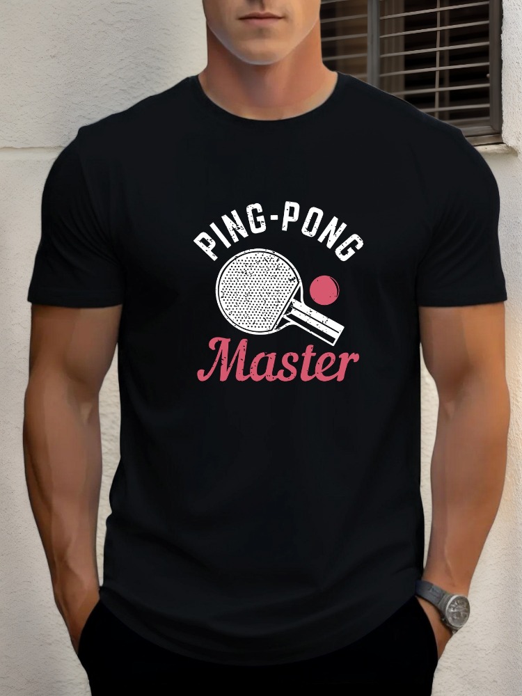 Mens Tee Ping Pong Master Tabl - Table Tennis Basic ulasan dan harga