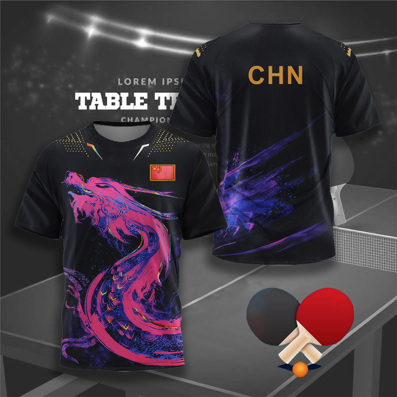 CHINA Dragon Table Tennis Grap - Table Tennis Japanese ulasan dan harga