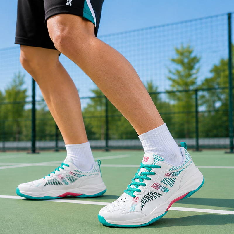Men Women Badminton Shoes Tabl - Table Tennis Basic ulasan dan harga