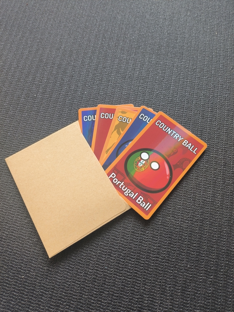 5pcs Countryballs Card Doll UK - Table Tennis France ulasan dan harga