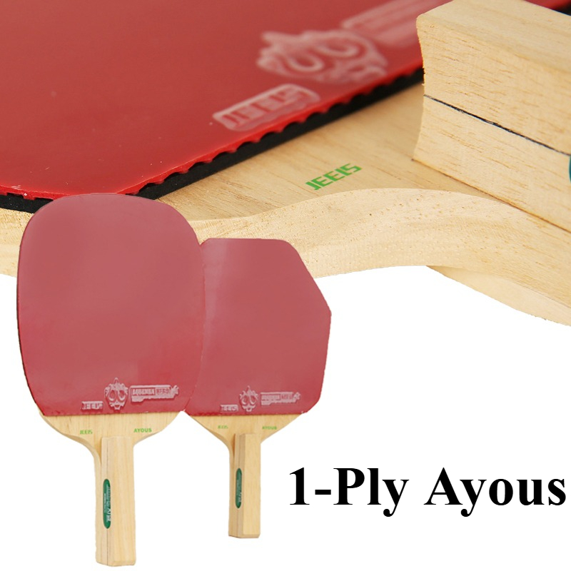 JEELS Japanese 1-Ply Ayous Woo - Table Tennis Japanese ulasan dan harga