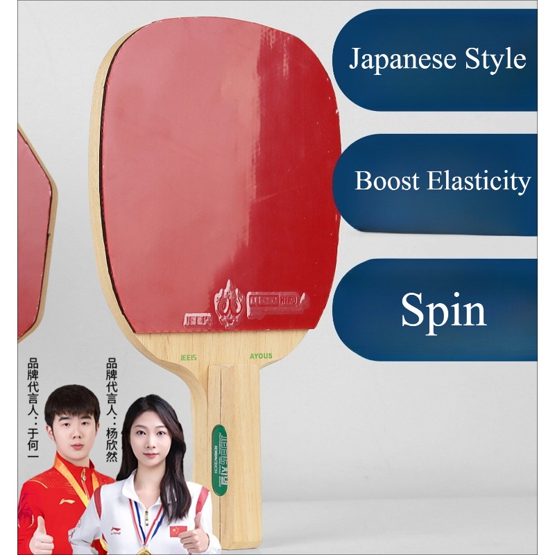 JEELS Japanese 1-Ply Ayous Woo - Table Tennis Japanese ulasan dan harga
