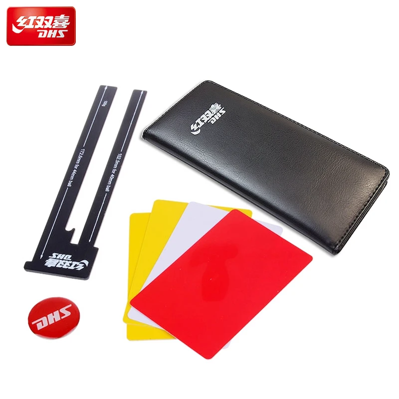 Original DHS Table Tennis Matc - Table Tennis Yellow Card ulasan dan harga